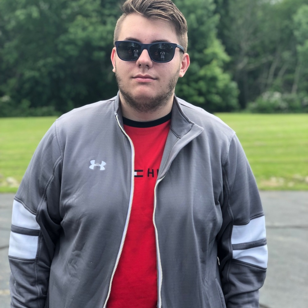 Grey Under Armor Track Light Jacket